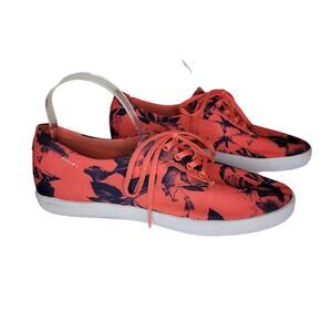 HUF Sutter Shoes Sneakers Wild Floral Design Women's Size 10